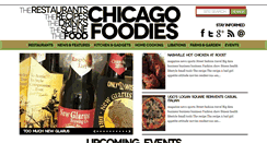 Desktop Screenshot of chicagofoodies.com